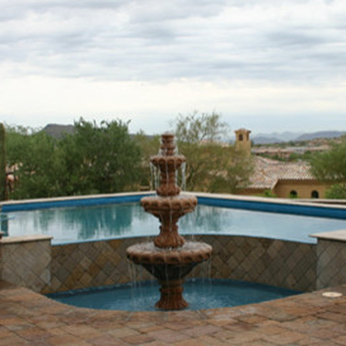 Inspiration for a transitional pool remodel