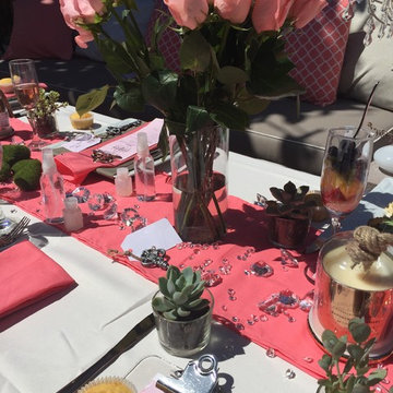 Bridal Shower Table and Surround Decor- Event Design