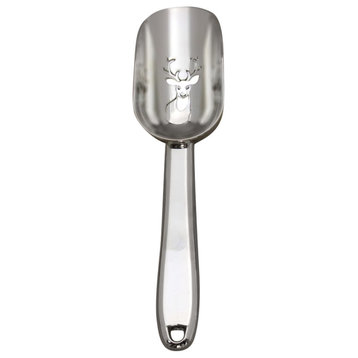 Silver Plated Ice Scoop Stag