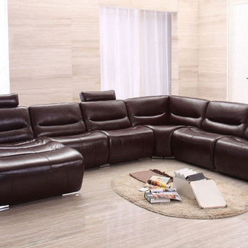 2144 Sectional Sofa with Recliner
