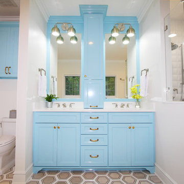 Elegant and fun Girls Bathroom