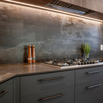 Cognac Comfort - Industrial Kitchen