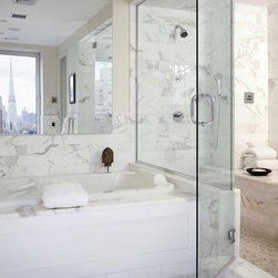 Florim Luxury Calacatta High Shine 12" x 24" Glazed Porcelain Tile - Flooring