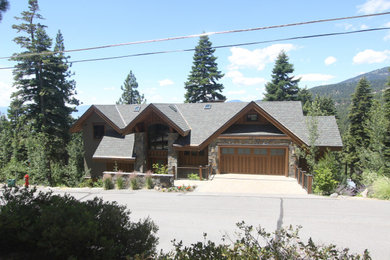 Example of an exterior home design in Other