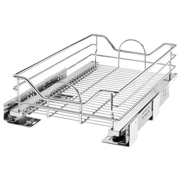 Steel Pull Out Organizer With Soft-Close for Base Cabinets, 14.33"