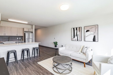 Inspiration for a living room remodel in Seattle