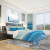 Out To Sea Geometric Duvet Cover Set, Twin