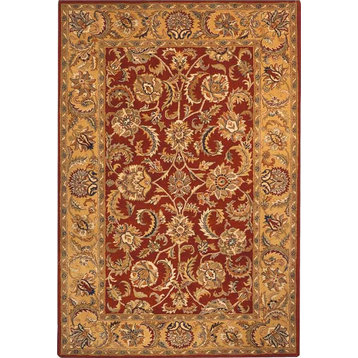 Safavieh Classic Collection CL758 Rug, Red/Gold, 8'3"x11'