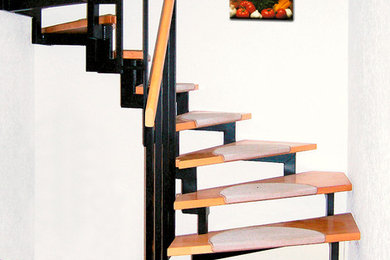 This is an example of a contemporary staircase in Dresden.