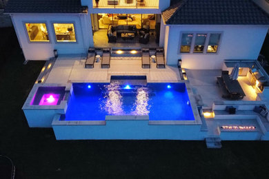 Inspiration for a pool remodel in Austin