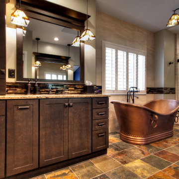 Arts and Crafts Master Bath