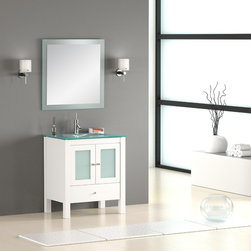 30" Contemporary Bathroom Vanity - Bathroom Vanities And Sink Consoles