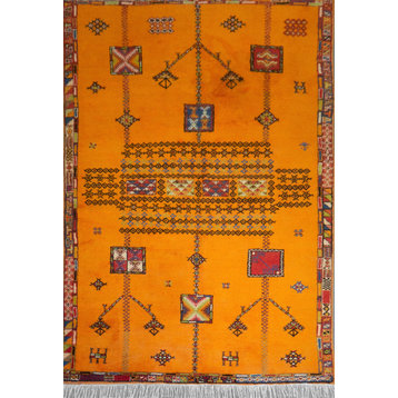 Zaha Moroccan Area Rug ,Multicolor , 129’’x 77’’