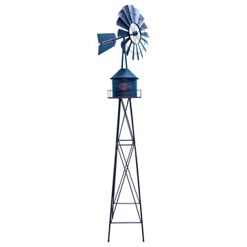 Windmill Water Tower Black Medium