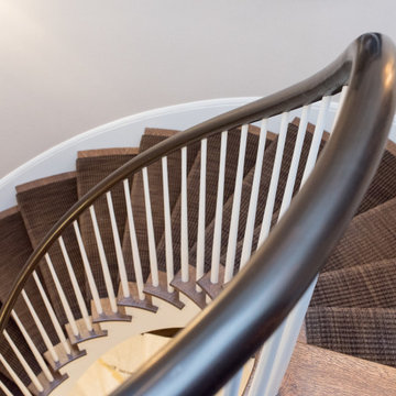 2020 SMA StairCraft Award - Best Curved Stairway-Traditional - HEARTLAND STAIRWA
