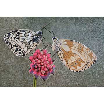 Mosaic Designs, Spring Butterflies, 47"x71"