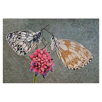 Mosaic Designs, Spring Butterflies, 41"x61"