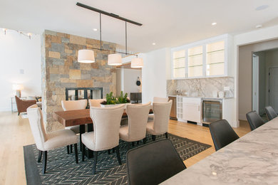 Dining room - transitional dining room idea in Other