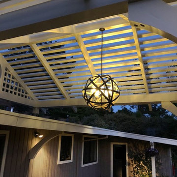 Lafeyette Hillside Arbor and Lighting