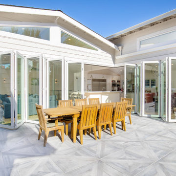 Walls Disappear Creating an Indoor/Outdoor Lifestyle with Zero Corner Bifolds