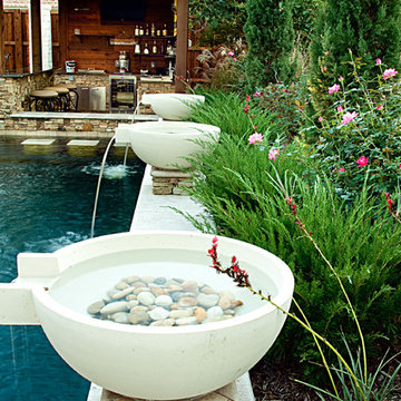 Dry Stack - Custom Swimming Pool - North Richland Hills, TX