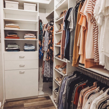 Small Master Closet Makeover