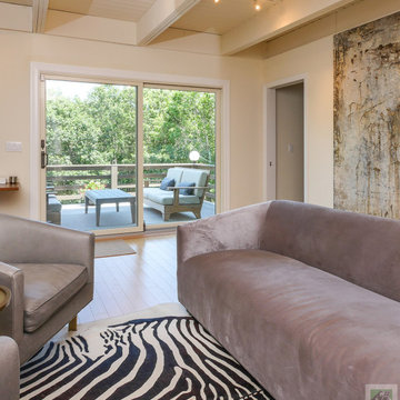 New Patio Door in Modern Living Room - Renewal by Andersen Long Island, Queens a