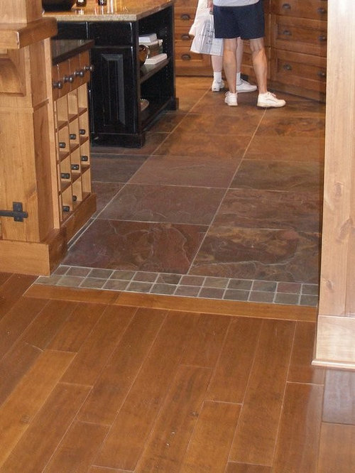 Wood To Tile Transition, How To Transition Between Hardwood And Tile