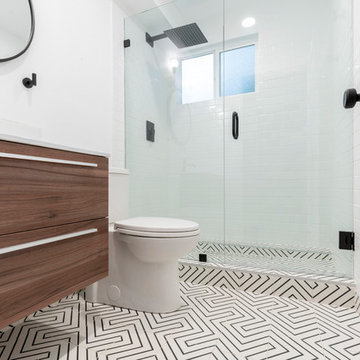 Modern Bathroom Remodel - Fairwood Vanity - Renton WA