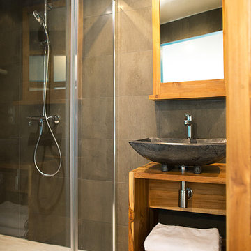 Le nid : duplex douillet tout de bois et métal.