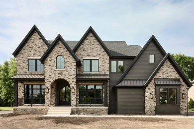 Transitional exterior home photo in Chicago