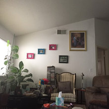 Living Room statement wall