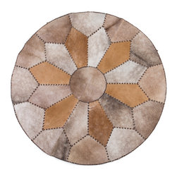 Luxury Premium Design Patchwork Area Rug / Round / European Import - Area Rugs