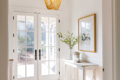 Inspiration for a modern front door remodel in Other