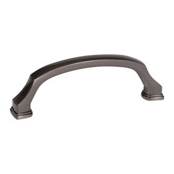 96mm Pull Revitalize Gunmetal BP55344GM - Cabinet And Drawer Handle Pulls