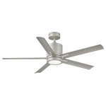 Hinkley - Hinkley 902152FBN-LWD Vail - 52" Ceiling Fan with Light Kit - As a smaller companion to Vantage, Vail offers a tVail 52" Ceiling Fan Brushed Nickel Silve *UL: Suitable for wet locations Energy Star Qualified: n/a ADA Certified: n/a  *Number of Lights: Lamp: 1-*Wattage:16w LED bulb(s) *Bulb Included:Yes *Bulb Type:LED *Finish Type:Brushed Nickel