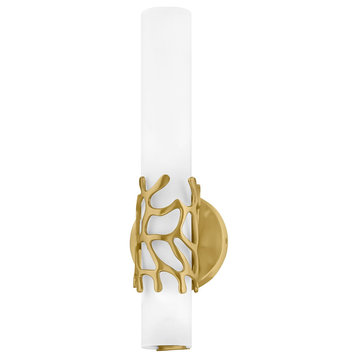 Lyra Bathroom Vanity Light In Lacquered Brass