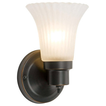 Design House 505115 8" Tall Wall Sconce - Oil Rubbed Bronze
