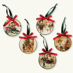 Joys Of Christmas Ornament Collection (Set Of 5) - Christmas Ornaments