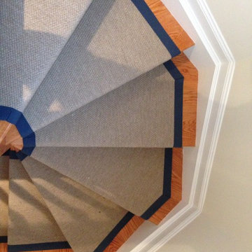 Custom Curved Wide Binding Sisal Runners