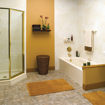 Almond Straight Bathtub
