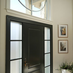 Entry Door with Rounded Transom Window - Products