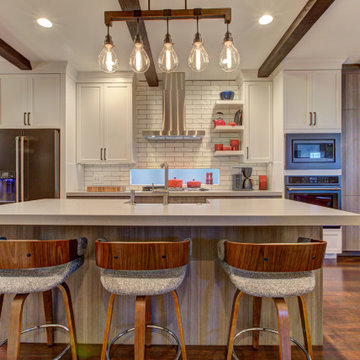 Contemporary Rustic Open Kitchen