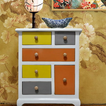 hand painted wallpaper project show