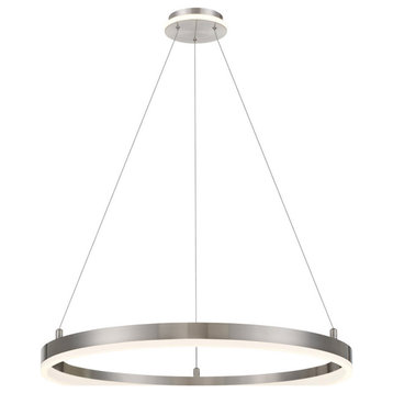 George Kovacs P1912-084-L Recovery Led Pendant in Brushed Nickel