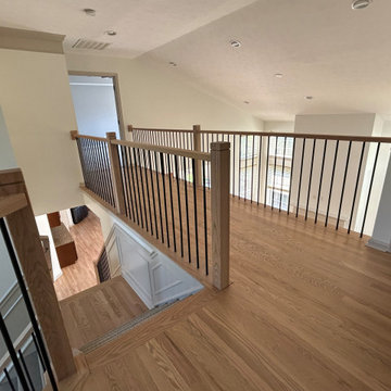 stair case updated for new rails and balusters