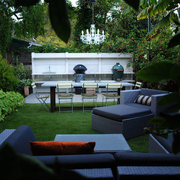 Kensington Tropical Outdoor Kitchen and Lounge