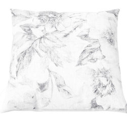 Spacecraft Pencil Drawing Cushion - Decorative Cushions