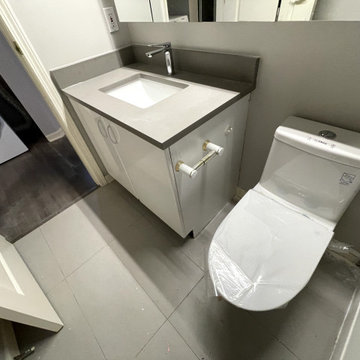 Bathroom , kitchen and Floor.