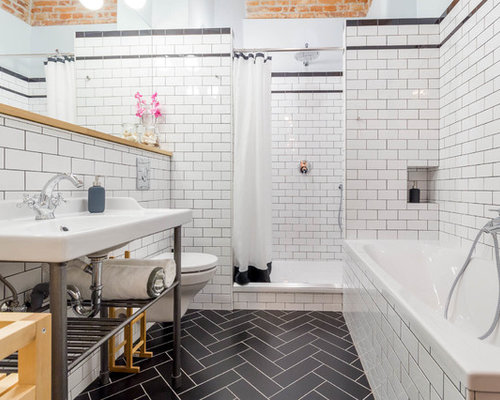 Industrial Badezimmer Ideen, Design & Bilder | Houzz